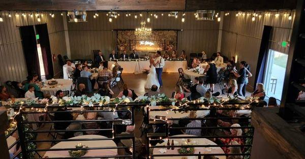 Wonderful wedding indoors