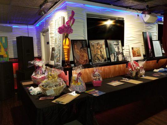 Pink Nail silent auction at the Alibi Bar