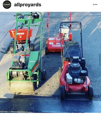 Falls 2020 line up for fall lawn aeration.