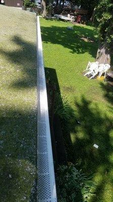 Complete gutter cleaning & gutter gaurdz install.