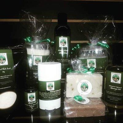 Handcrafted natural Spa products