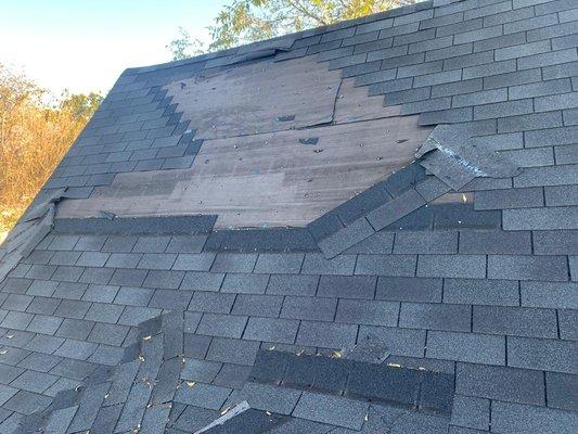 Wind damage repair