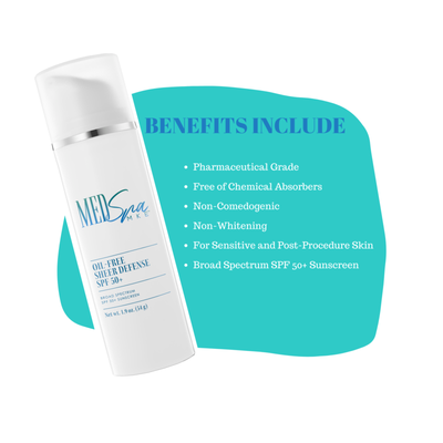 Our pharmaceutical-grade sunscreen is of the highest quality to protect your skin against UVA (aging) and UVB (burning) rays!