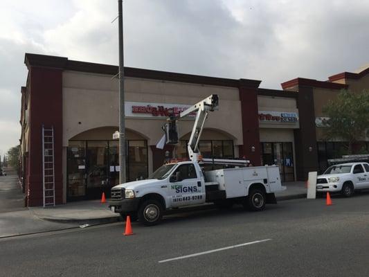 New Signages, in Rosemead