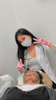 Carbon laser facials