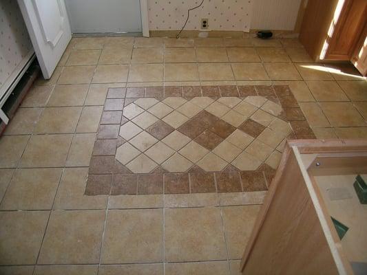 Designer tile job