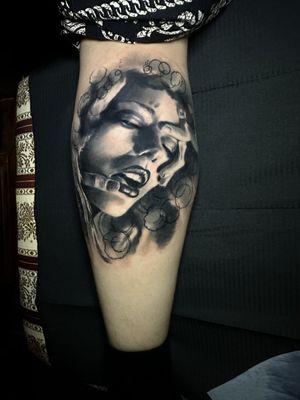 Tattoo by artist and owner.  
Christian marek