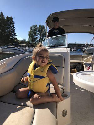 Had a blast on Lake Tahoe w the family! We rented the Sea Ray speedboat, very powerful good size boat. The staff is awesome, very helpful.