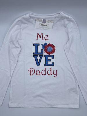 Screen Print/ Embroidered Design Kids Long Sleeve shirt