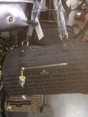 Black travel bag juicy couture for sale