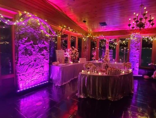 Uplighting to make a great presentation for your wedding