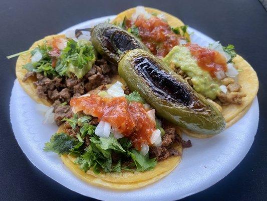 Yummy tacos.