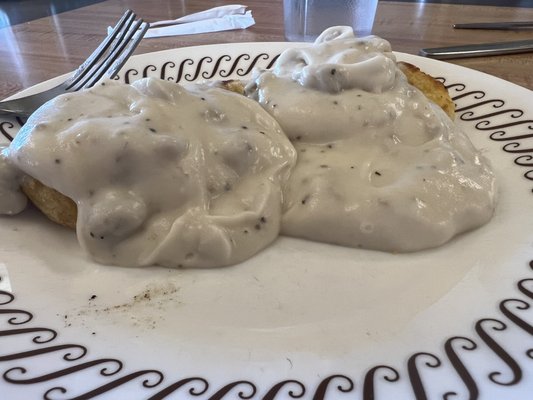 Biscuit and gravy