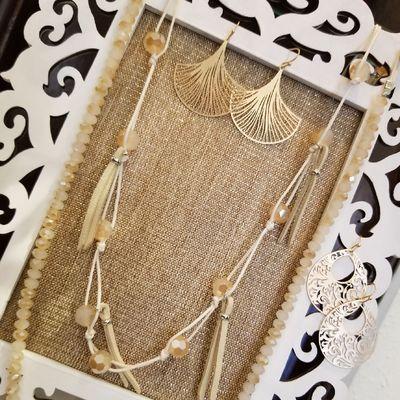 Inspiration Boutique and Gallery Neutral designs earrings necklaces and more