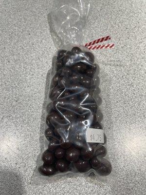 Chocolate covered espresso beans