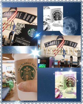 Killing time with a caramel macchiato. And PhotoGrid