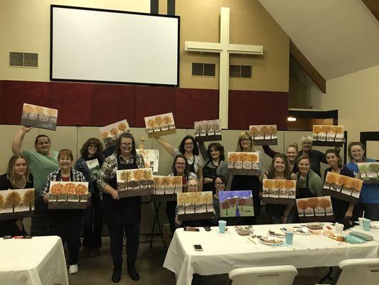 Ladies paint night