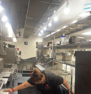 Commercial cleaning : Kitchen