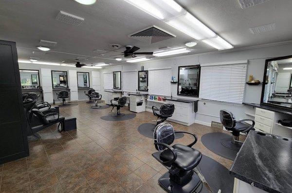 Inside our salon side