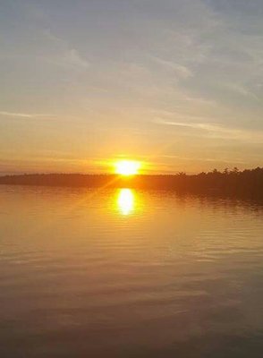 Sunrise over Lake Winnepasaukee, Moltonborough, NH