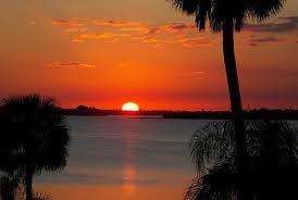 Sunset over Lake Dora in Central Florida