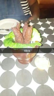 Akra appetizer