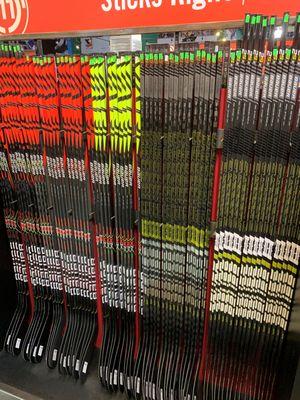 Bauer, CCM, Warrior, TRUE, 1000's of Sticks Instock