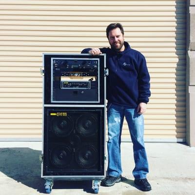 Zack Fowler (Bassist and Music Director for LoCase) and his KILLER Epifani bass rig!