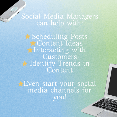 These are just some of the services I can offer you to get your business on track.