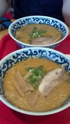 Two Bowls Of Tonkotsu Miso