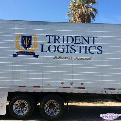 Trident  Logistics Decals by Mandeep Signs