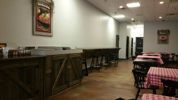 Huge dining area at The Jambalaya Shoppe