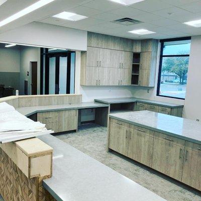 New doctors office in San Antonio after a post construction cleaning.