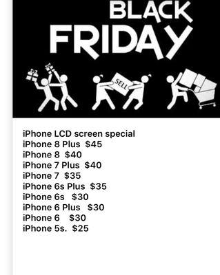 These prices are for Black Friday only