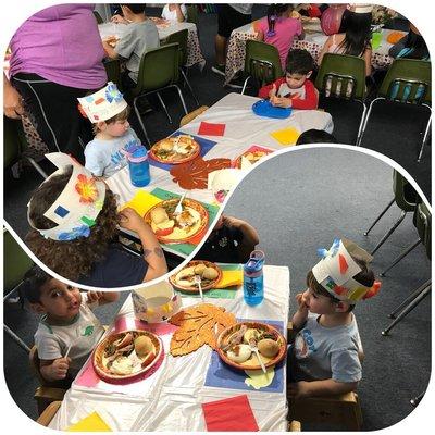 Toddlers Thanksgiving lunch.