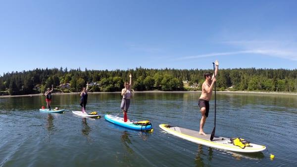 SUP Yoga with Outdoor Yoga Project