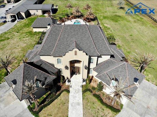 Huge residential roof in Scott Louisiana