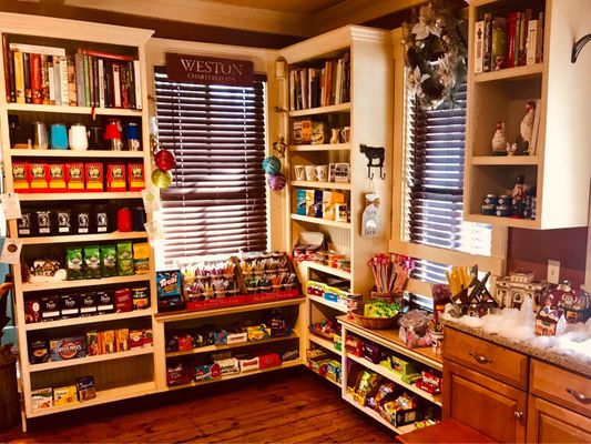 Coffee and candy counter