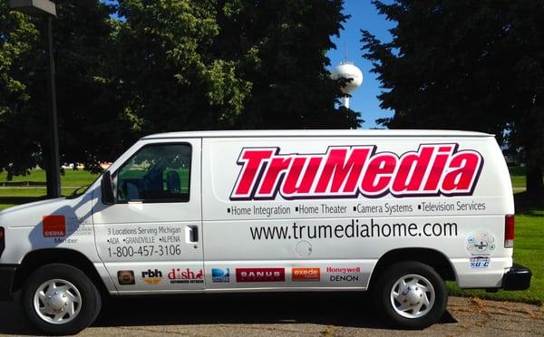 TruMedia work vans