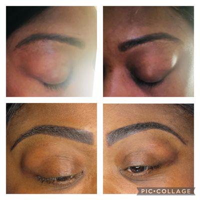 Before Powder / Ombre Brows