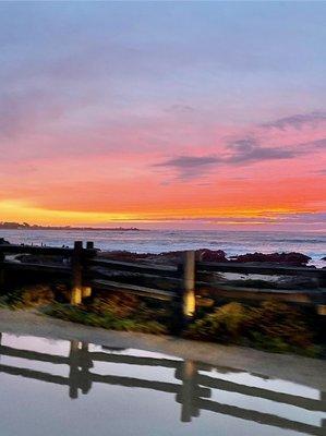 Sunset at Asilomar Beach