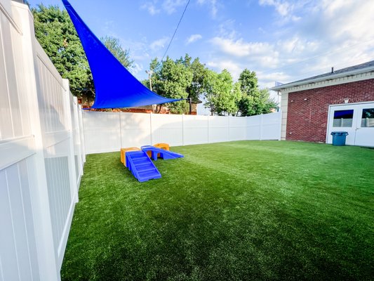 Daycare Yard with Forever Lawn