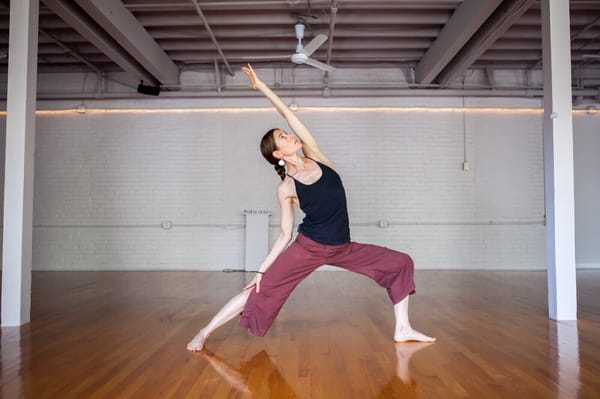 Peaceful warrior at the most beautiful studio in the state, CT Yoga Center in Middletown.