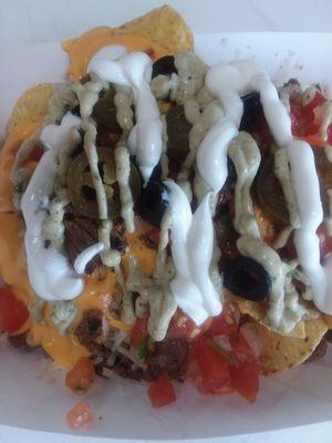 Carne asada nacho supreme!!!!!