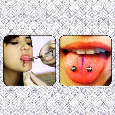 Piercings done at Sin City Tattoo Shop (725 Tattoo Studio)