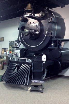 Replica of Locomotive 2107 - great picture opportunity for kids of all ages!