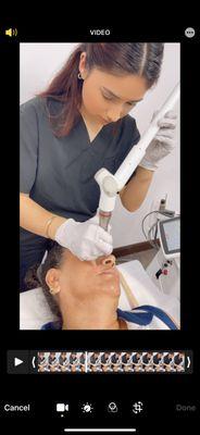 Laser treatment