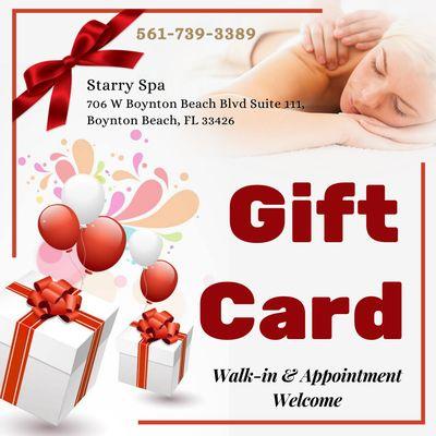 Gift Certificate Available