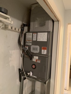 Air handler install