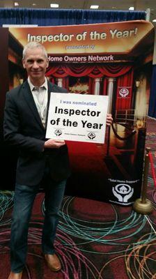 Our owner, David Sherwood, nominated as inspector of the year out of over 18,000 inspectors nationwide.